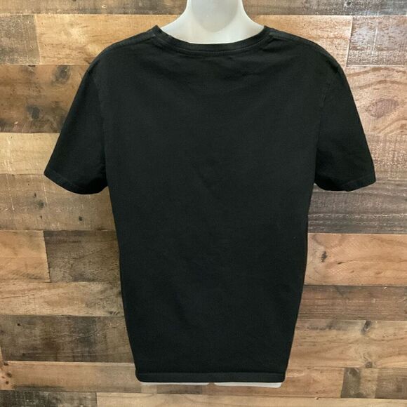 SHEIN Tee Shirt Graphic Feeling Like A Rockstar Black Butterfly Print Medium - Picture 10 of 11